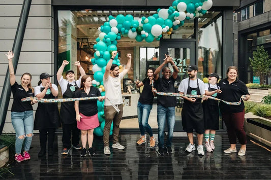 Photos and Video of 321 Coffee's Grand Opening in Downtown Raleigh